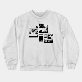 TOYOTA CHASER JZX100 Black 'N White Archive Crewneck Sweatshirt